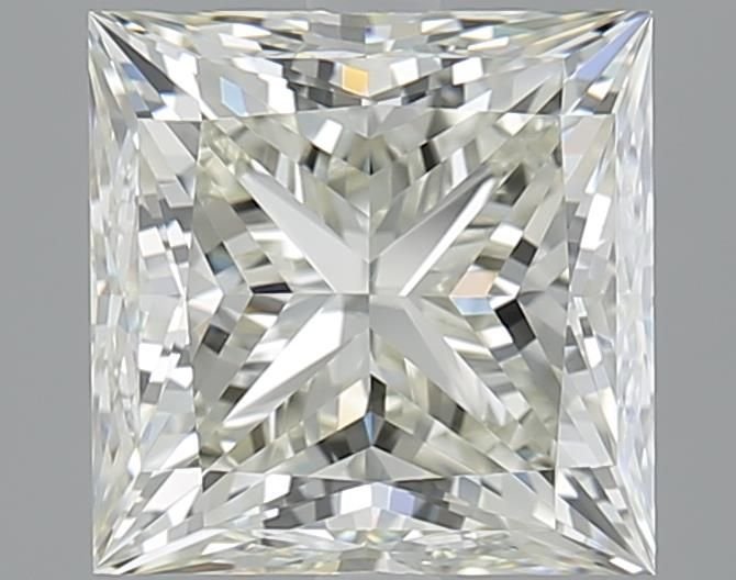 3.01ct J VVS2 Rare Carat Ideal Cut Princess Diamond
