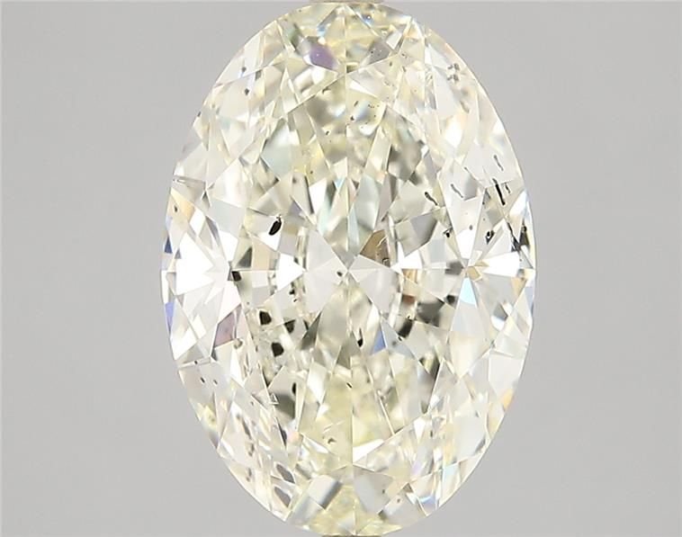 4.01ct J SI1 Rare Carat Ideal Cut Oval Diamond
