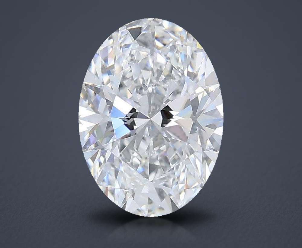1.37 Carat Oval Lab Diamond