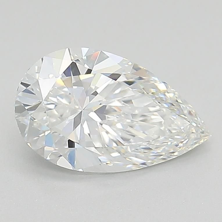 1.34ct E VS1 Rare Carat Ideal Cut Pear Lab Grown Diamond