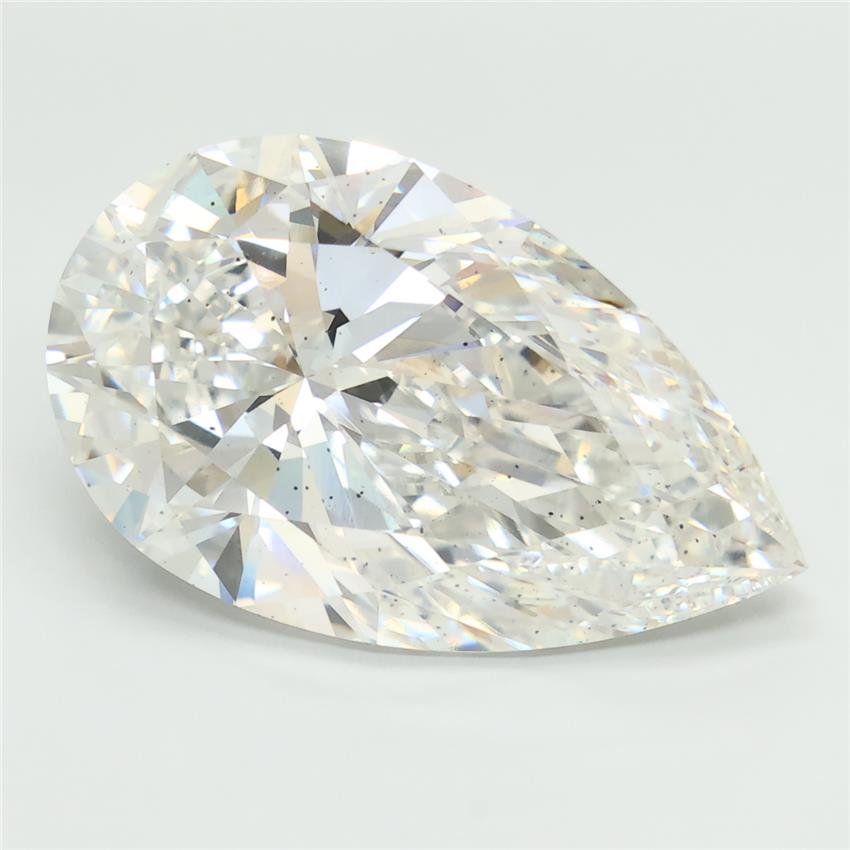 11.49ct F SI1 Rare Carat Ideal Cut Pear Lab Grown Diamond