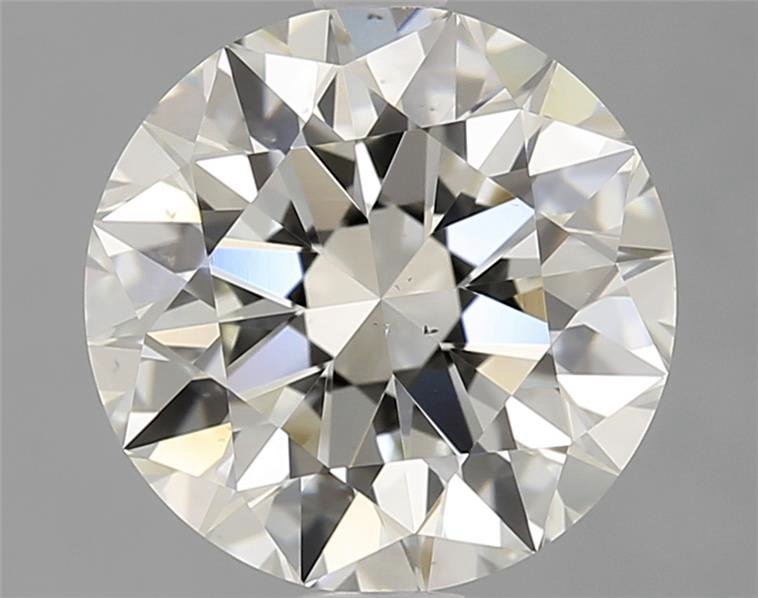 2.21ct K SI1 Rare Carat Ideal Cut Round Diamond