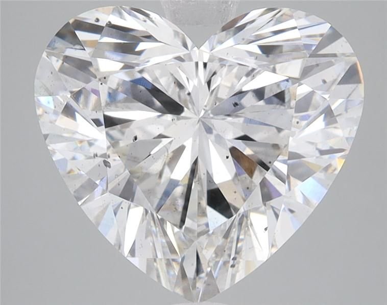 4.59ct F SI1 Rare Carat Ideal Cut Heart Lab Grown Diamond