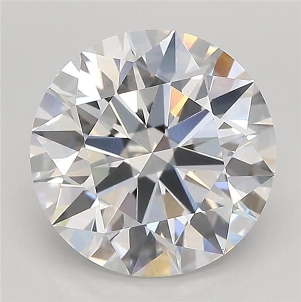 3.27ct E VS1 Rare Carat Ideal Cut Round Lab Grown Diamond