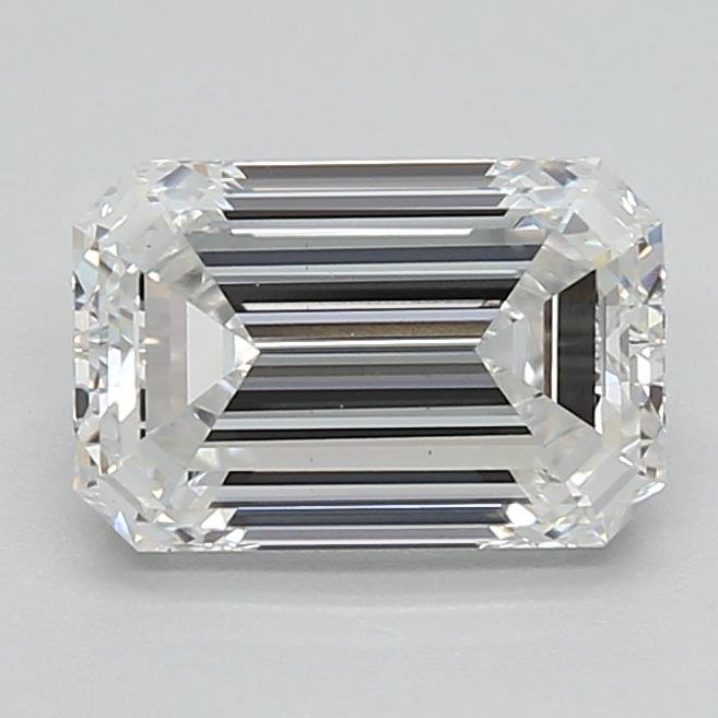 1.68ct E VS1 Excellent Cut Emerald Lab Grown Diamond