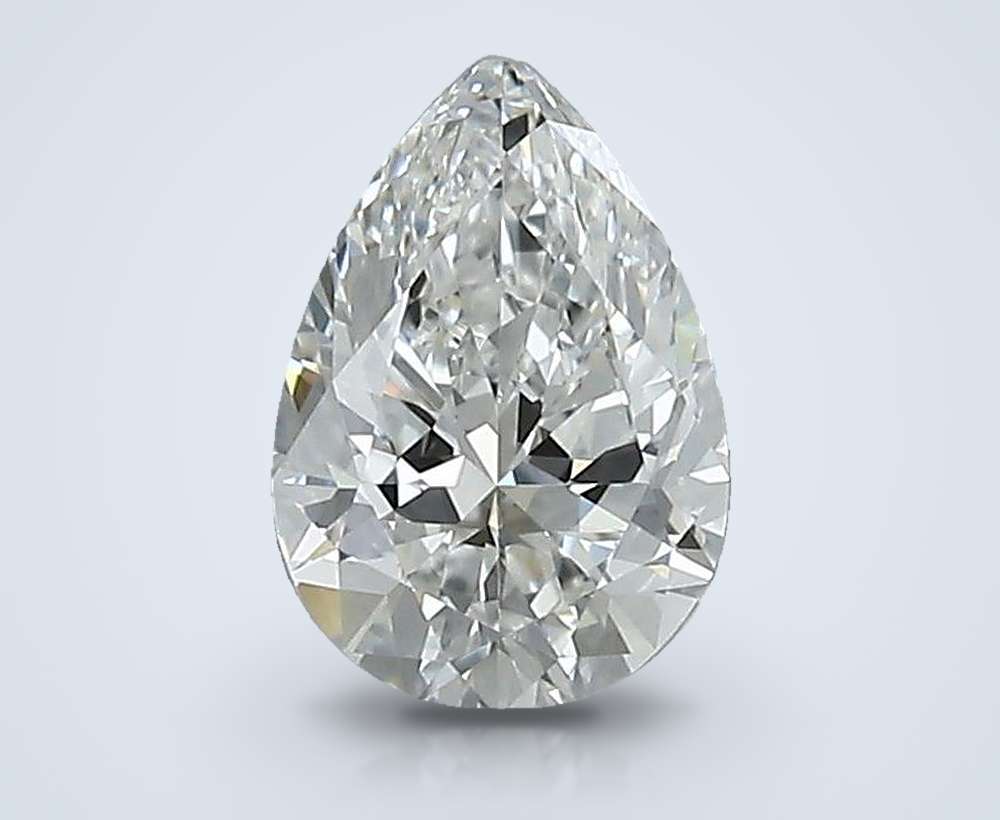 0.90 Carat Pear Natural Diamond