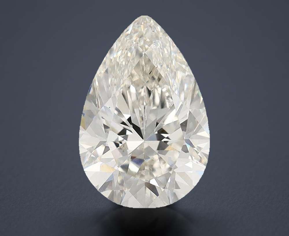 2.70 Carat Pear Lab Diamond