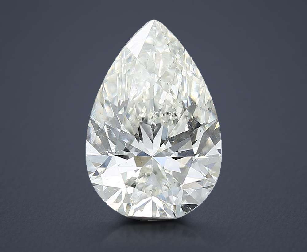 3.50 Carat Pear Natural Diamond