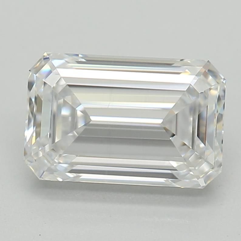 1.00ct D VS2 Rare Carat Ideal Cut Emerald Lab Grown Diamond