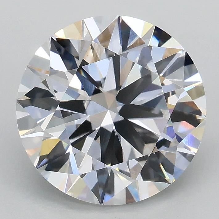 2.01ct D VVS2 Rare Carat Ideal Cut Round Lab Grown Diamond
