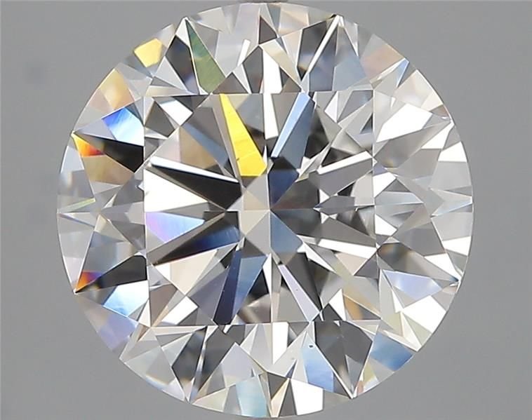 5.03ct D VS1 Rare Carat Ideal Cut Round Diamond