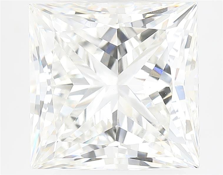 6.06ct G VS1 Rare Carat Ideal Cut Princess Lab Grown Diamond