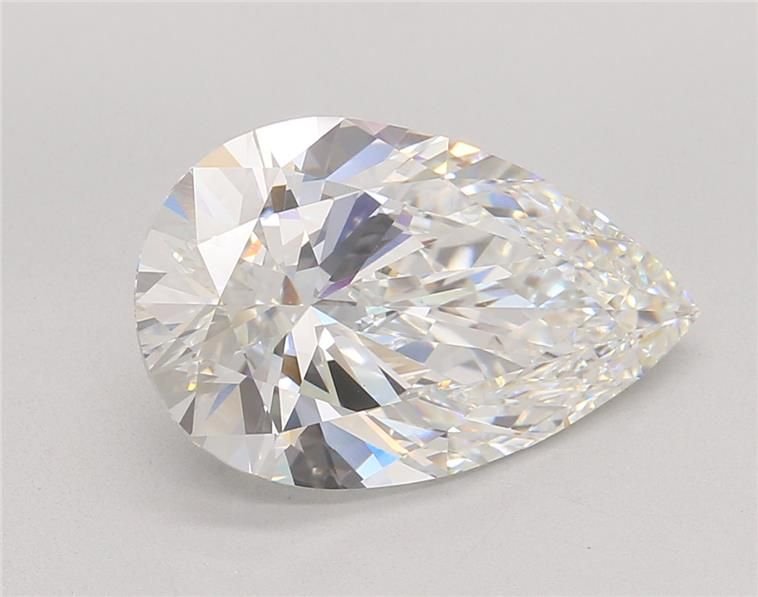 5.06ct G VS1 Rare Carat Ideal Cut Pear Lab Grown Diamond