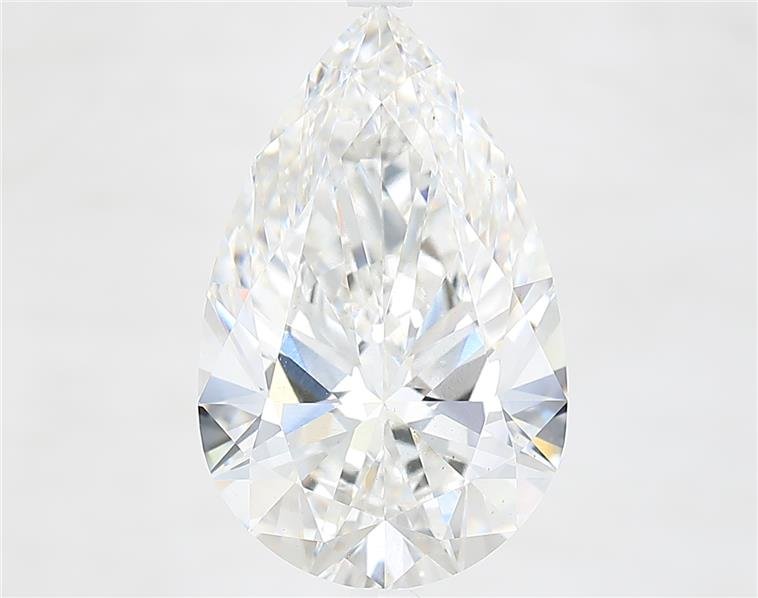 6.01ct G VS2 Rare Carat Ideal Cut Pear Lab Grown Diamond