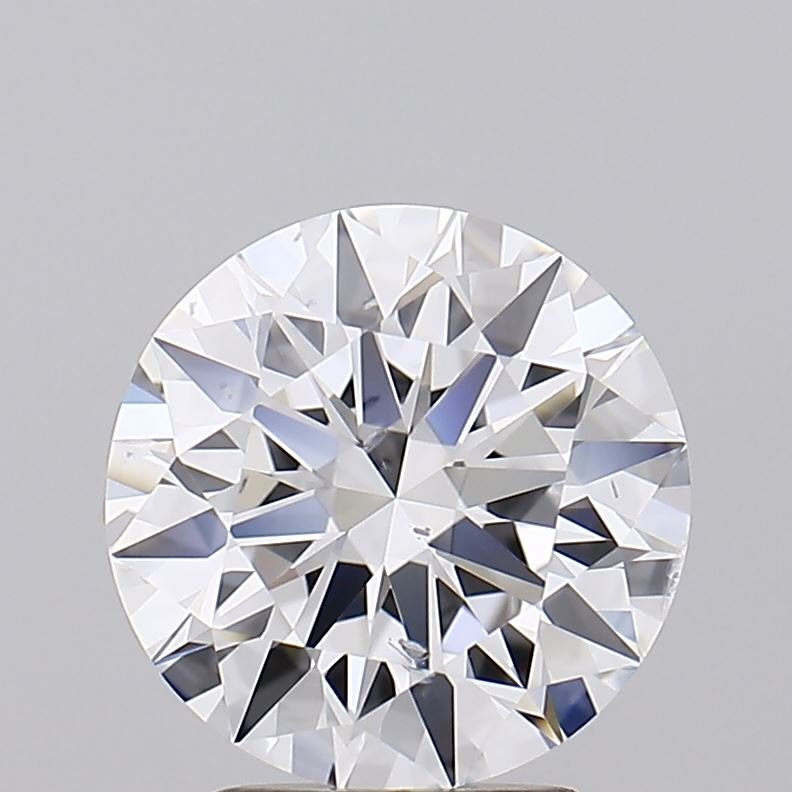 2.87ct D SI1 Rare Carat Ideal Cut Round Lab Grown Diamond