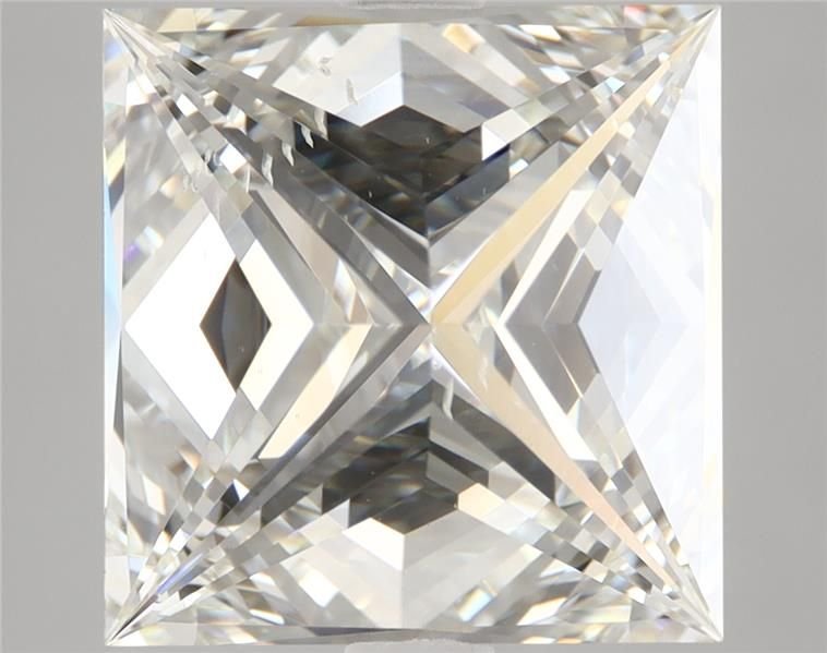5.02ct K SI1 Excellent Cut Princess Diamond