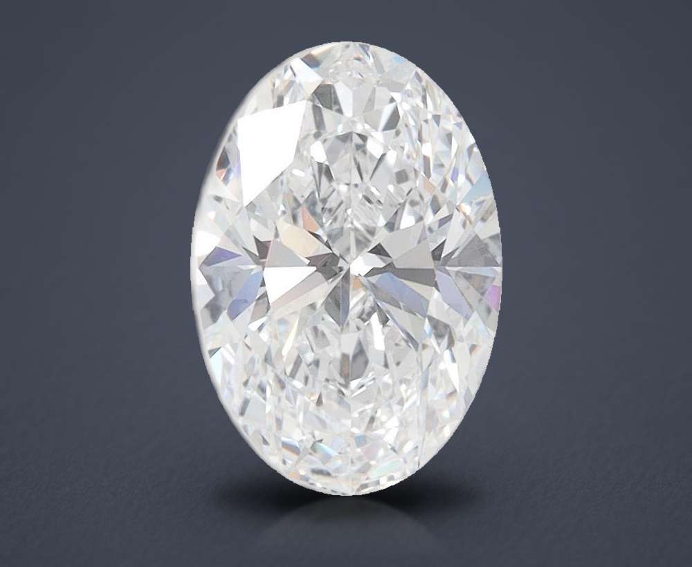 1.00 Carat Oval Lab Diamond