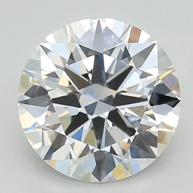 3.02ct E VVS2 Rare Carat Ideal Cut Round Lab Grown Diamond