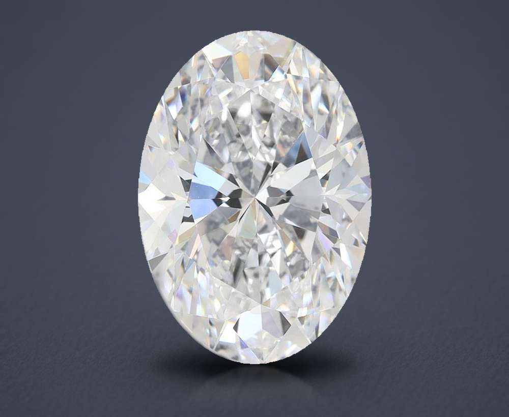 3.80 Carat Oval Lab Diamond
