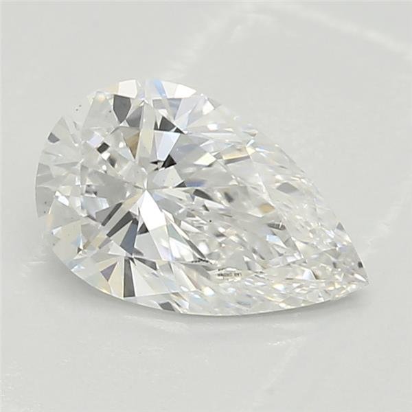 0.61ct F VS2 Rare Carat Ideal Cut Pear Lab Grown Diamond