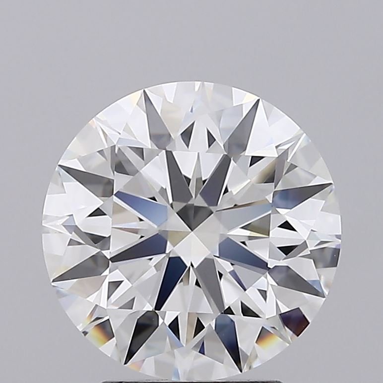 3.14ct F IF Rare Carat Ideal Cut Round Lab Grown Diamond