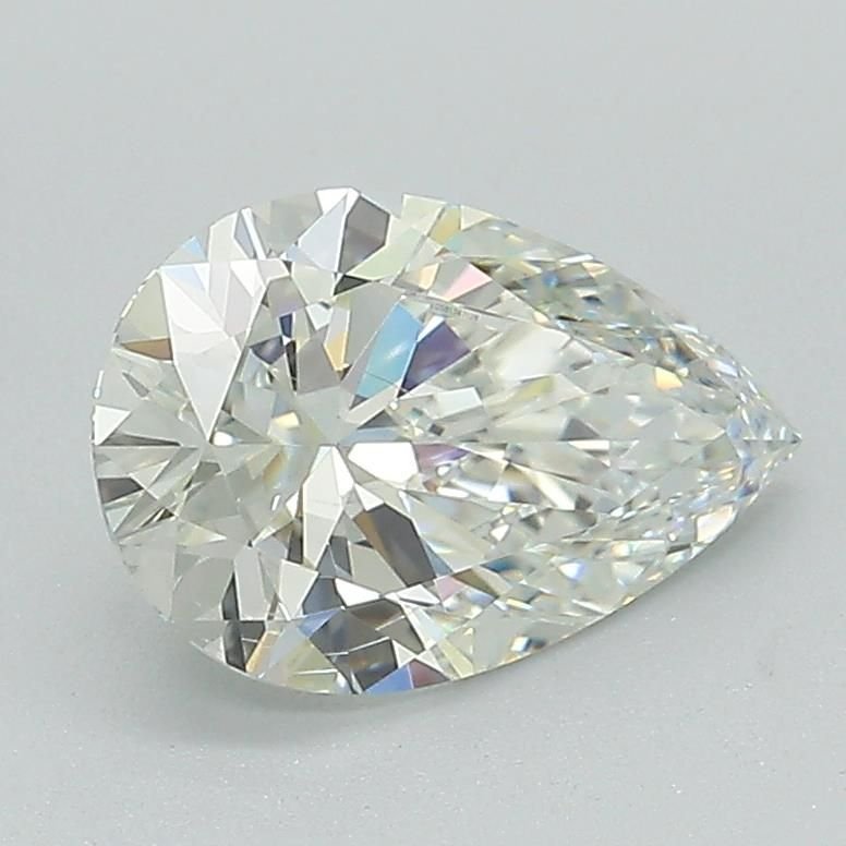 1.51ct H SI1 Rare Carat Ideal Cut Pear Lab Grown Diamond