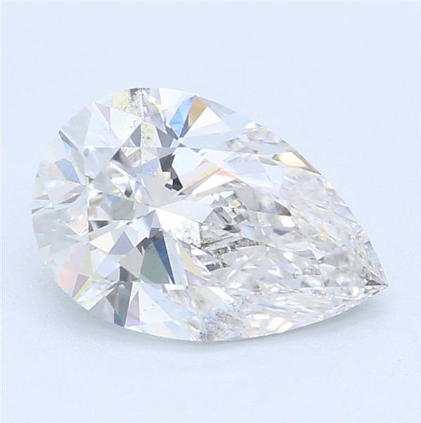 0.90ct E SI2 Rare Carat Ideal Cut Pear Lab Grown Diamond