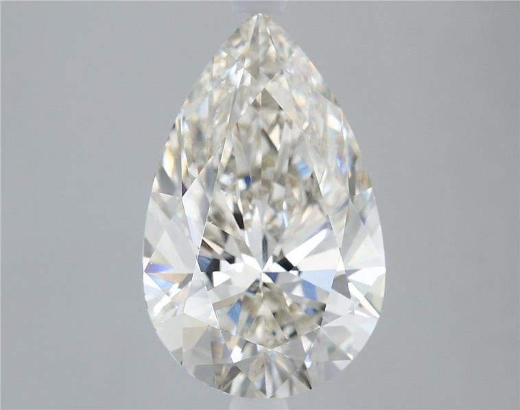 3.90ct I VS1 Rare Carat Ideal Cut Pear Lab Grown Diamond