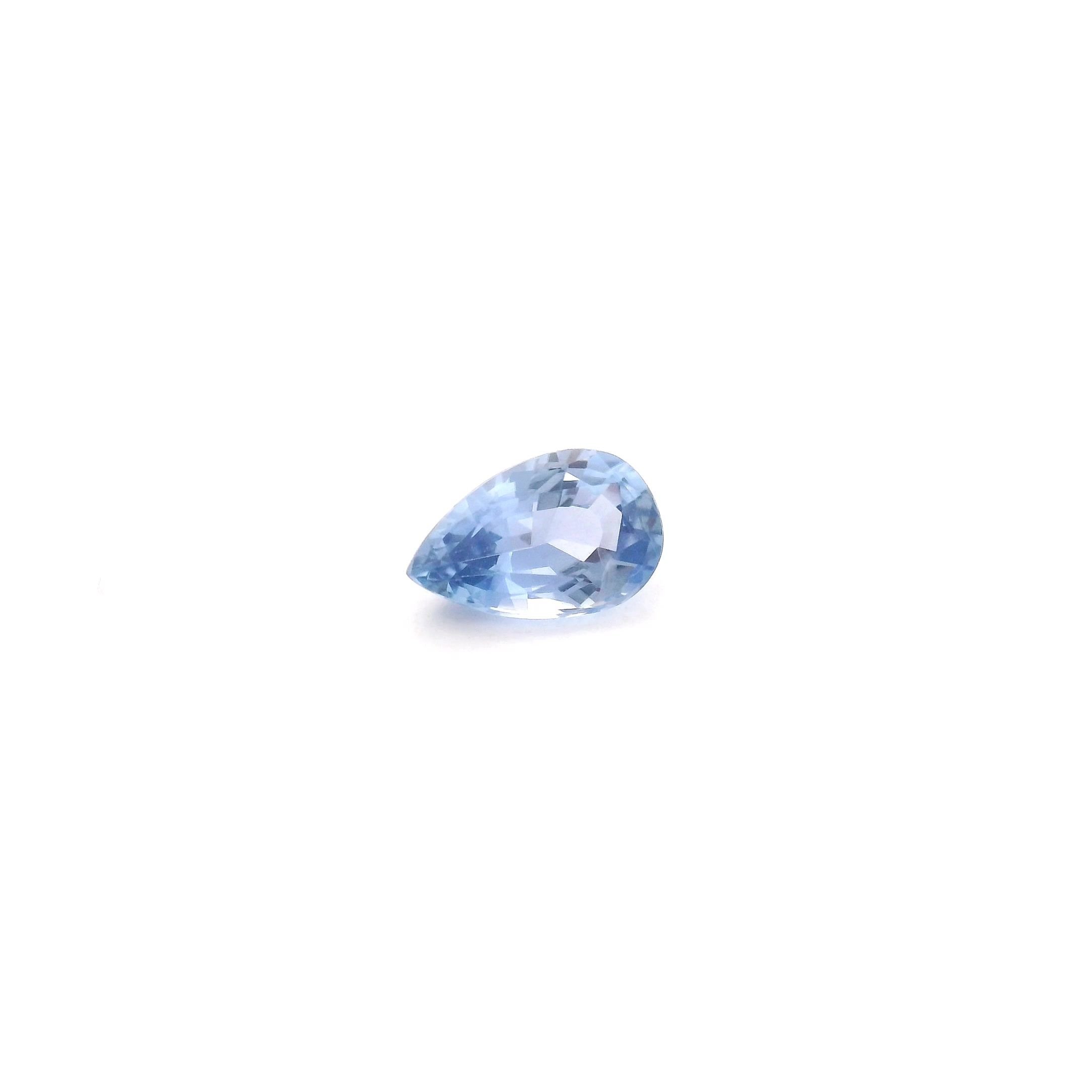 0.46 Carat Blue Pear Sapphire