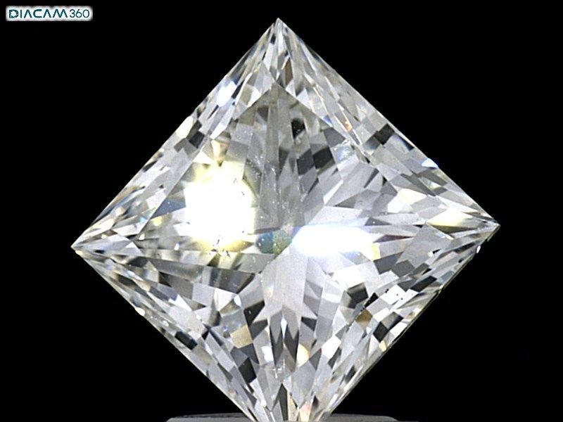 2.51ct I VS1 Very Good Cut Princess Lab Grown Diamond