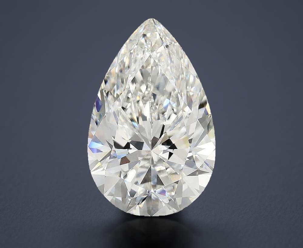 7.98 Carat Pear Lab Diamond