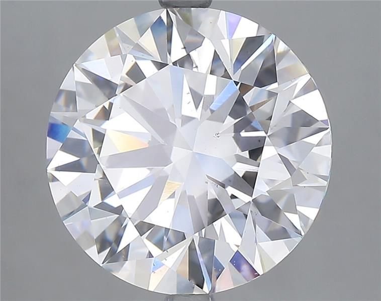 6.01ct E VS2 Rare Carat Ideal Cut Round Lab Grown Diamond