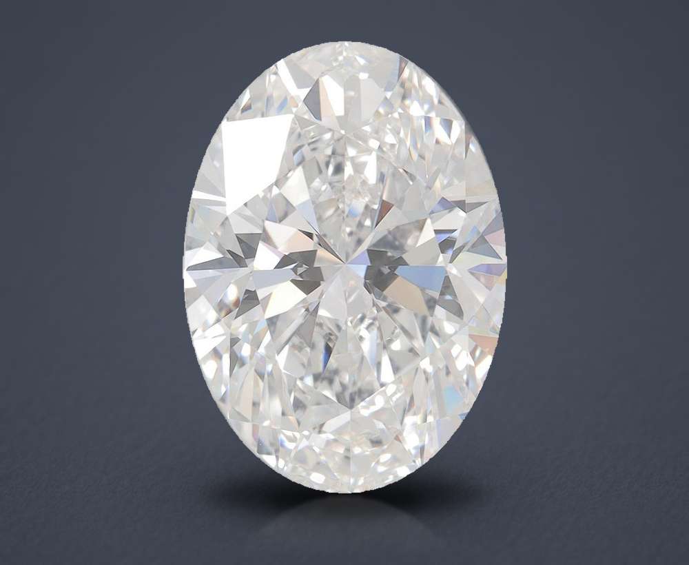 6.34 Carat Oval Lab Diamond