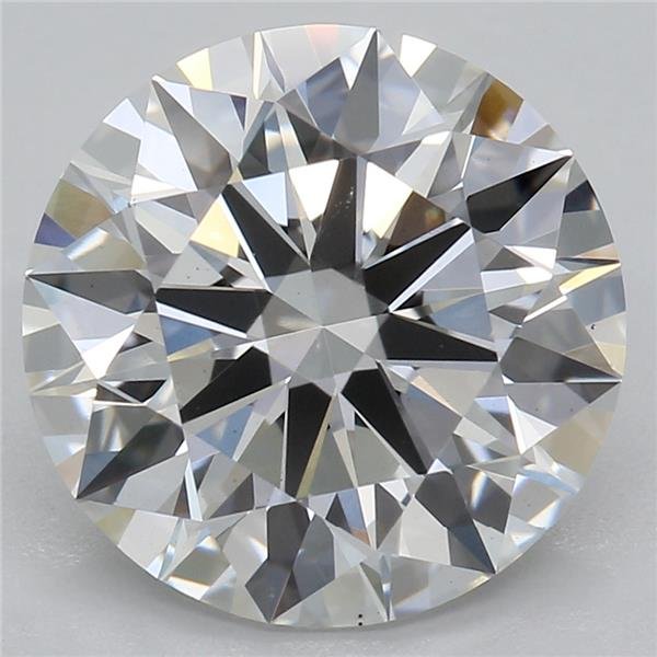 2.71ct F VS1 Rare Carat Ideal Cut Round Lab Grown Diamond