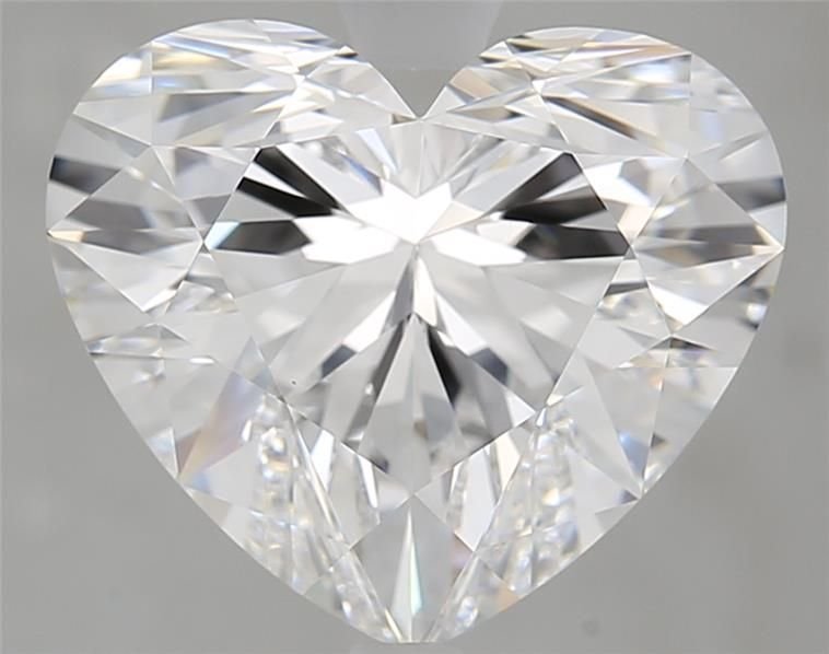 5.03ct D VS1 Rare Carat Ideal Cut Heart Diamond