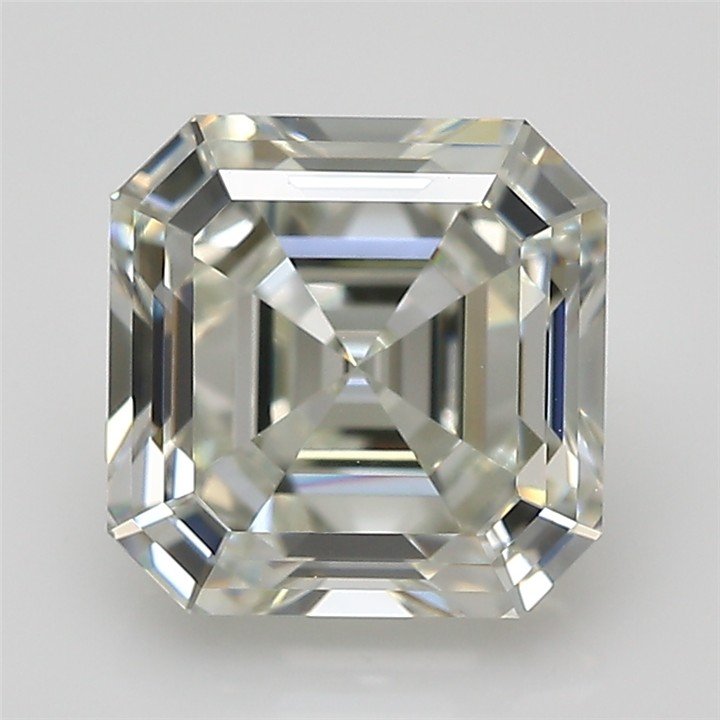 3.38ct J VVS1 Rare Carat Ideal Cut Asscher Diamond
