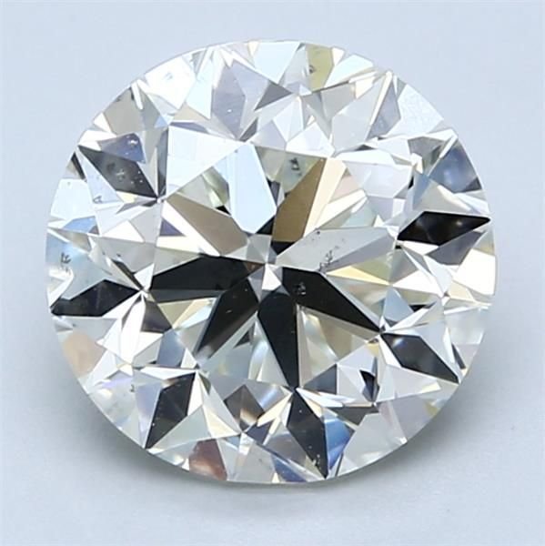 3.02ct I SI1 Very Good Cut Round Diamond