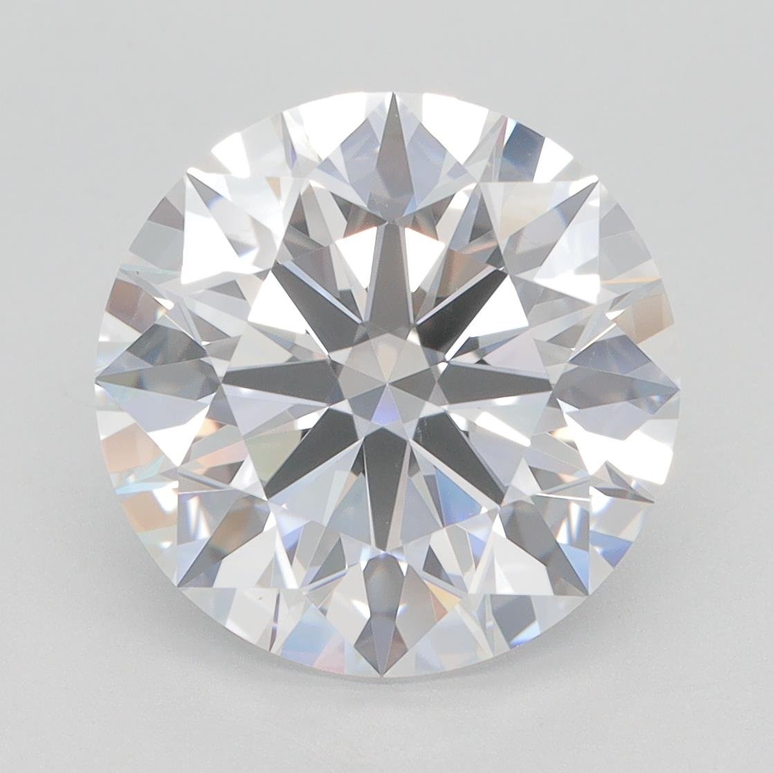 5.26ct D IF Rare Carat Ideal Cut Round Lab Grown Diamond