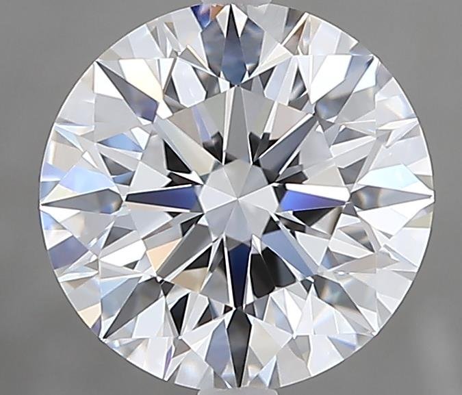 2.04ct D FL Rare Carat Ideal Cut Round Diamond