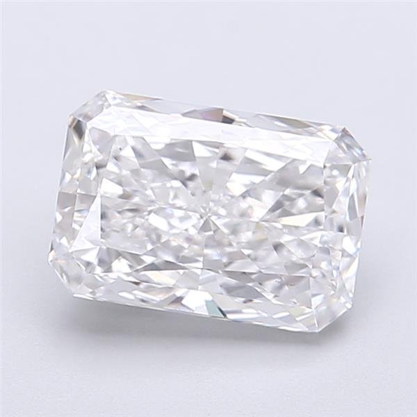2.04ct D VS1 Rare Carat Ideal Cut Radiant Lab Grown Diamond