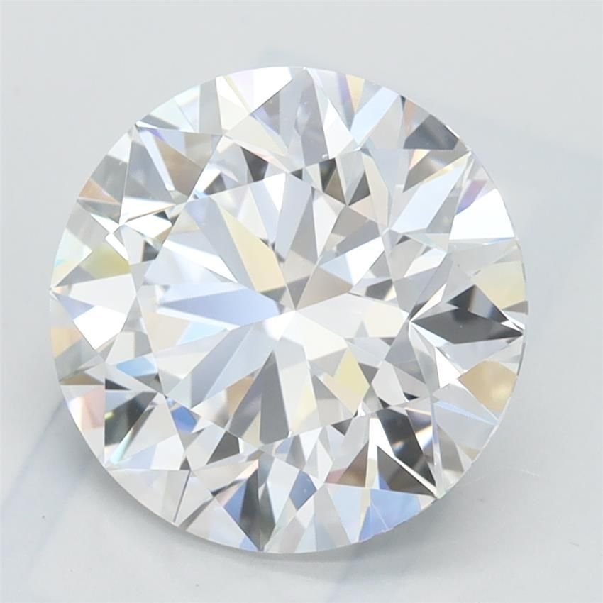 2.76ct D VVS1 Rare Carat Ideal Cut Round Lab Grown Diamond