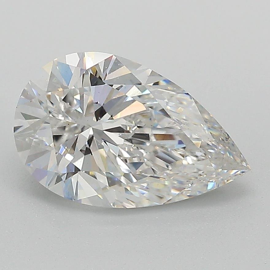 2.09ct E VS1 Rare Carat Ideal Cut Pear Lab Grown Diamond