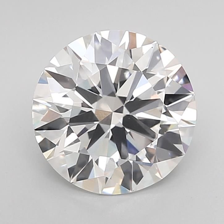 3.01ct E VVS2 Rare Carat Ideal Cut Round Lab Grown Diamond