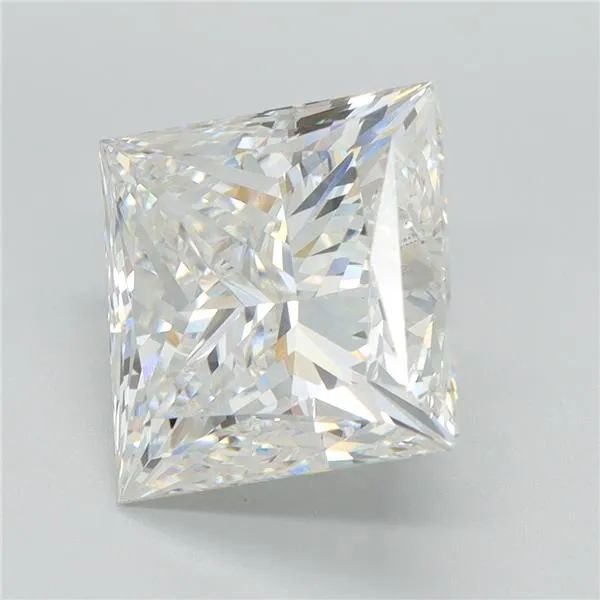 5.06ct F VS1 Rare Carat Ideal Cut Princess Lab Grown Diamond