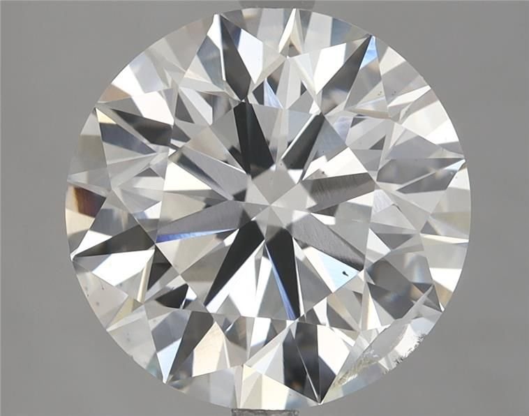 6.02ct H SI2 Rare Carat Ideal Cut Round Lab Grown Diamond