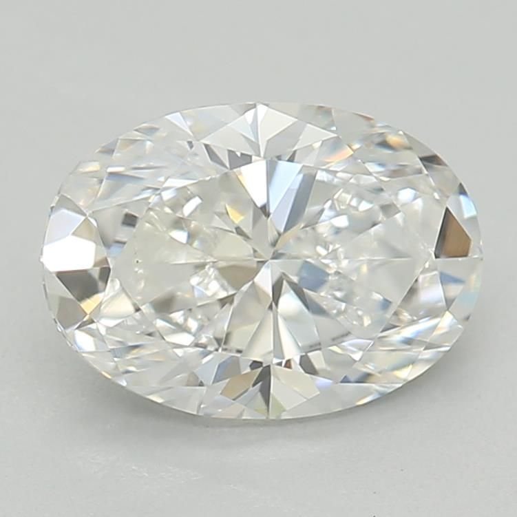 0.76ct D VS1 Very Good Cut Oval Lab Grown Diamond