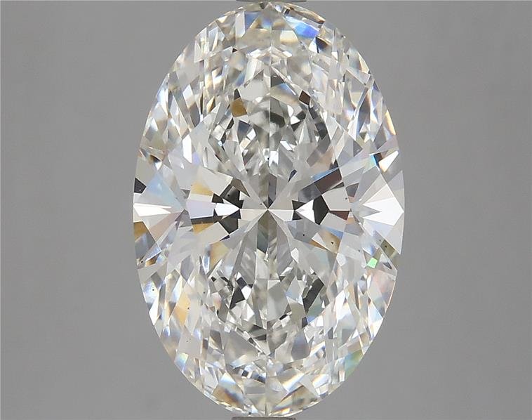 4.10ct H VS2 Rare Carat Ideal Cut Oval Lab Grown Diamond