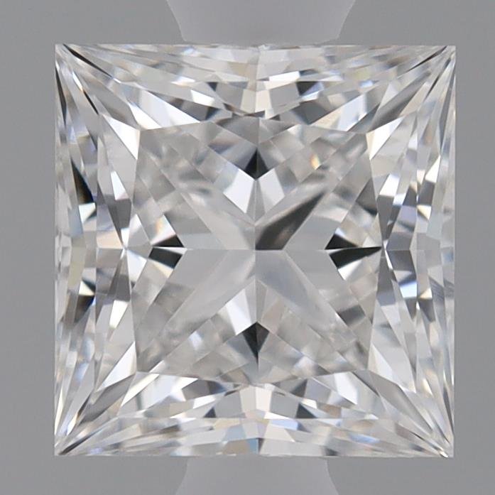 0.77ct E VS1 Rare Carat Ideal Cut Princess Lab Grown Diamond