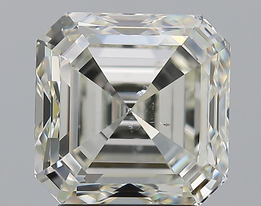 3.01ct K SI1 Excellent Cut Asscher Diamond