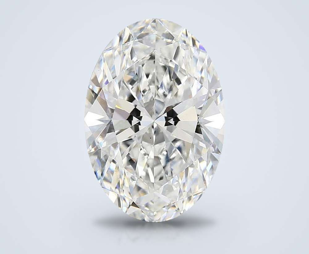 6.10 Carat Oval Lab Diamond
